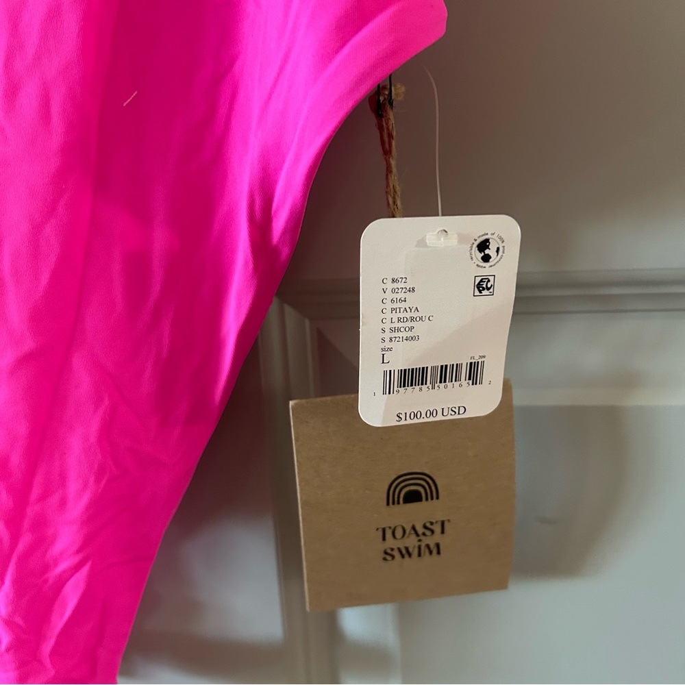Free People Hot Pink One-Piece Swimsuit - Picture 5 of 6